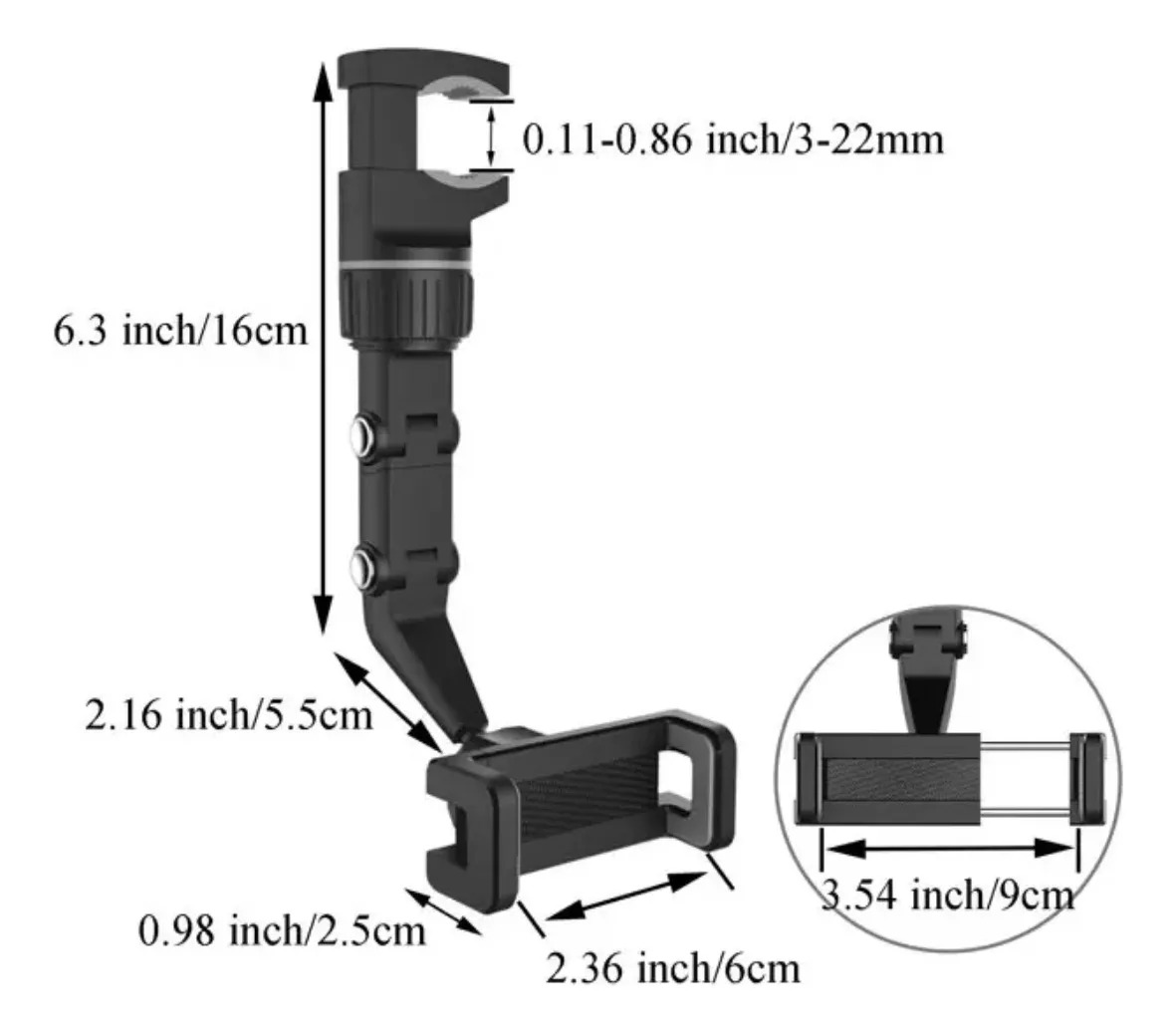 Soporte Holder Celular Para Autos Brazo